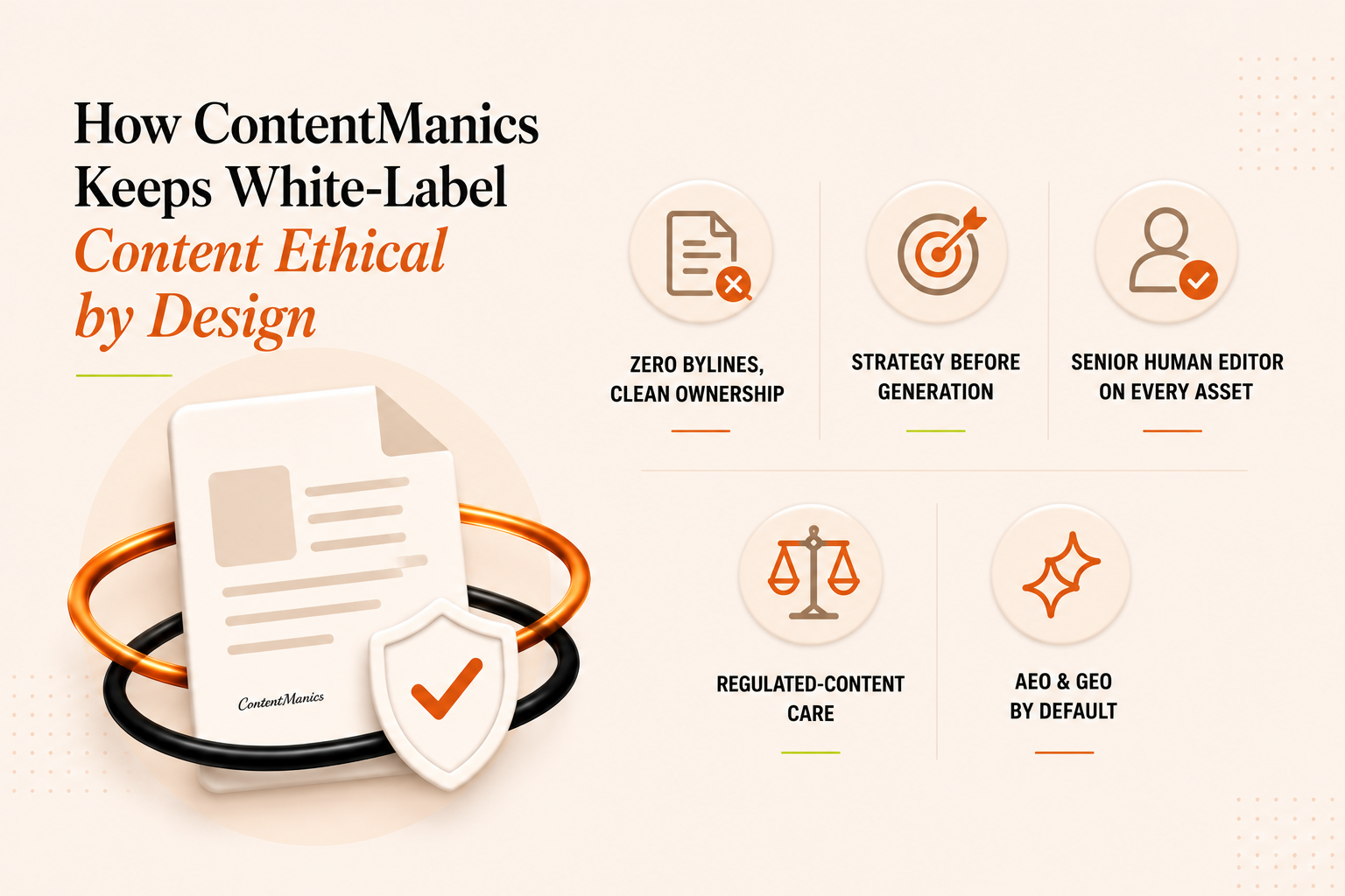 How ContentManics Keeps White-Label Content Ethical by Design