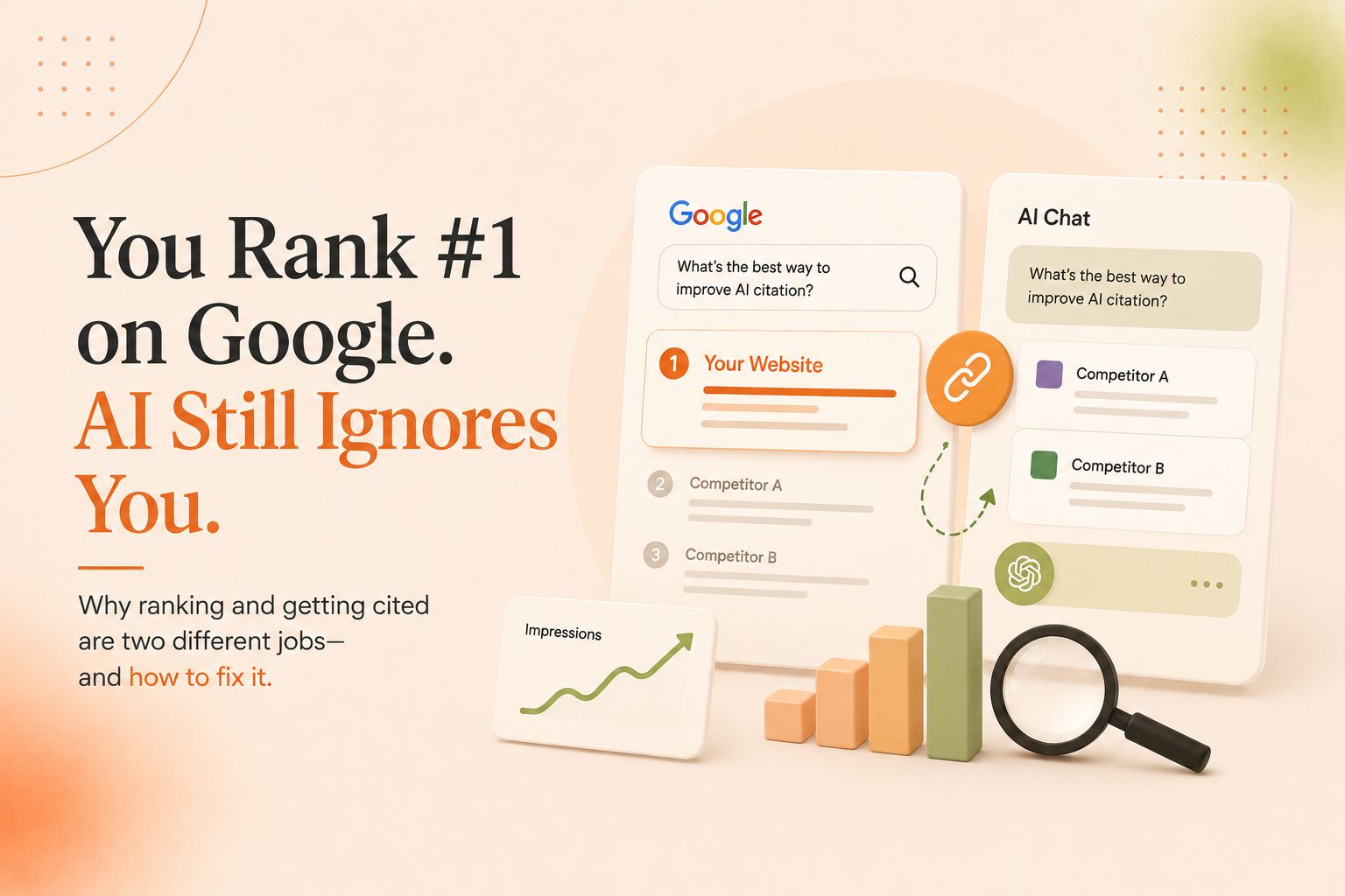 Why Your Content Can Rank on Google Still Never Get Cited by ChatGPT (and What to Fix)
