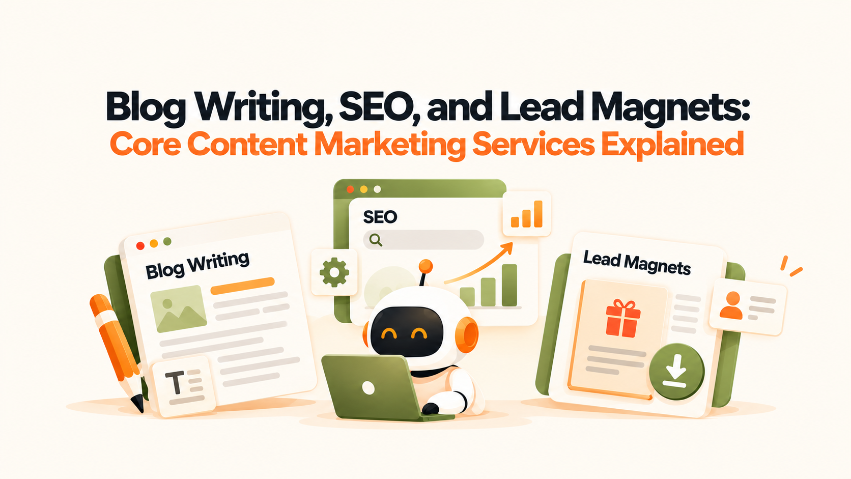 Blog Writing, SEO, and Lead Magnets: Core Content Marketing Services Explained